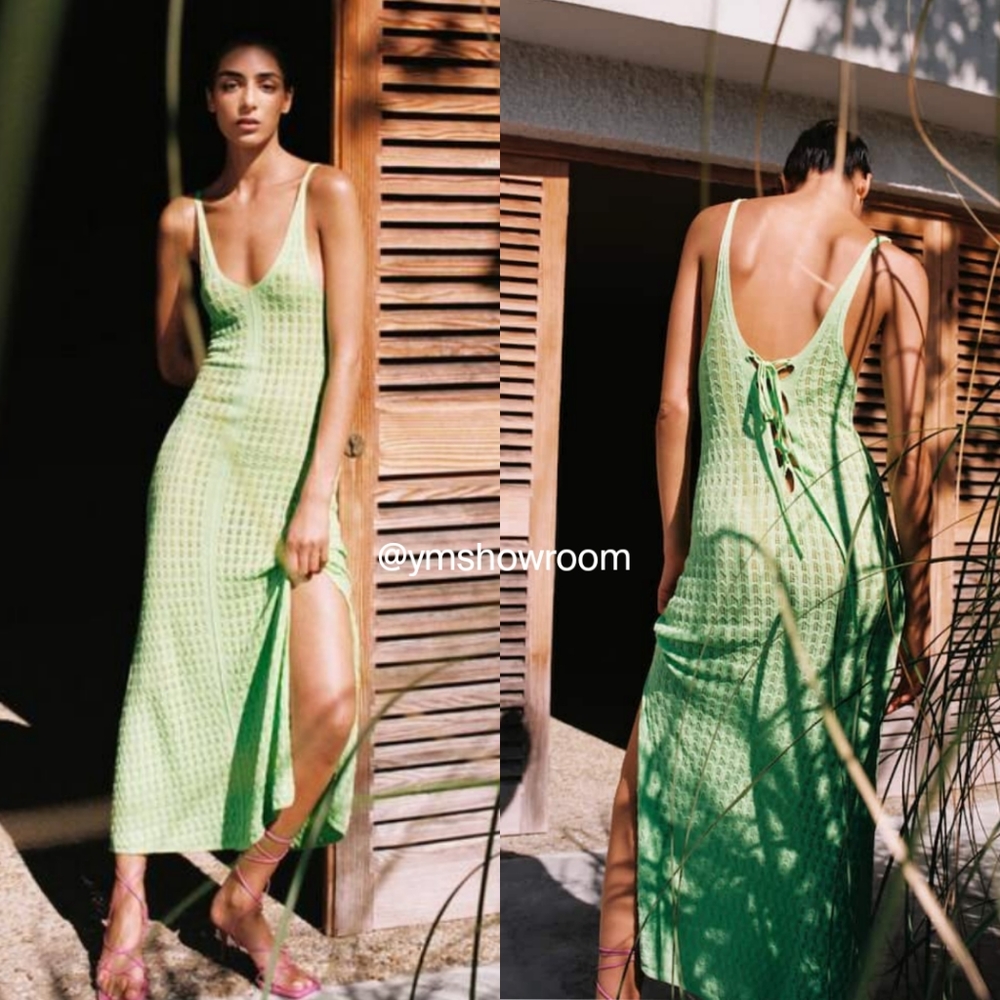 MANGO Openwork dress